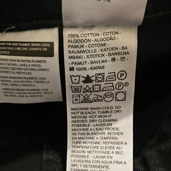 Levi's Womens '94 Baggy Cargo Pants Straight Leg Jeans Size 31x32 Black AN NWT - Picture 6 of 12